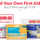 Buy three items, get $3 off